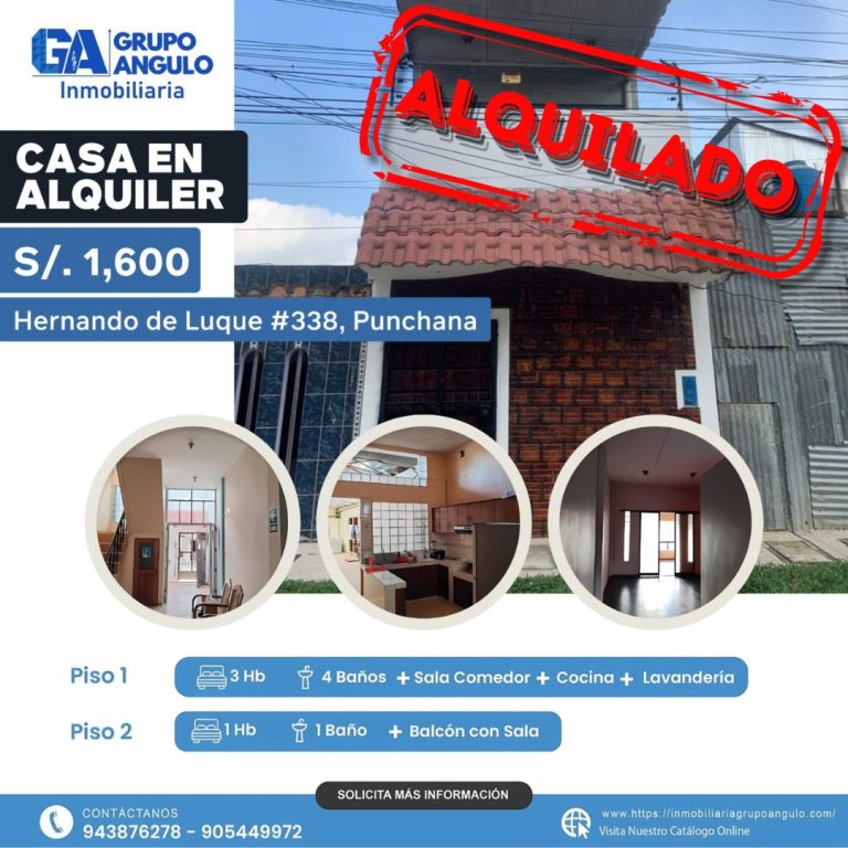 Casa en alquiler